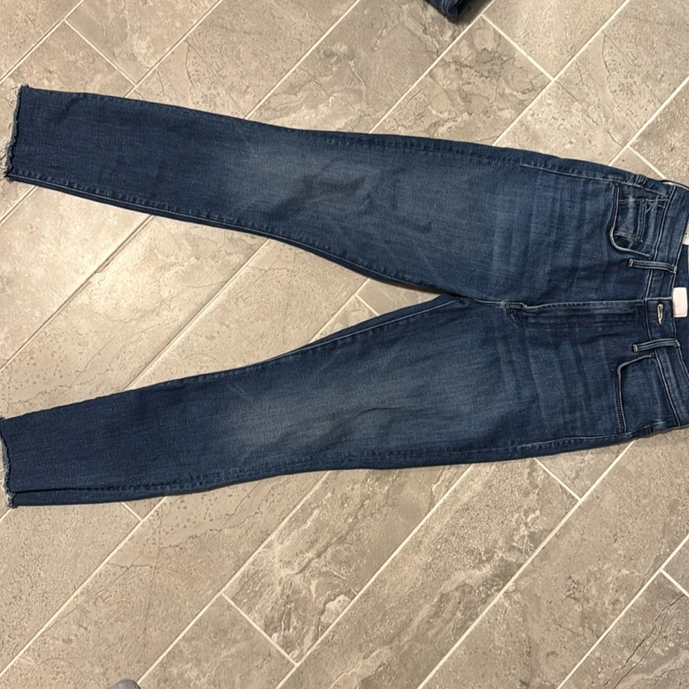 Mother jeans size 28 skinny high waisted color anchor